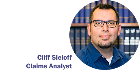 Headshot of Cliff Sieloff, a claims analyst at Produce Blue Book.