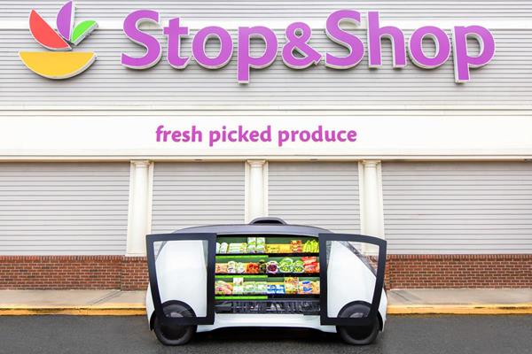 stop and shop self driving grocery