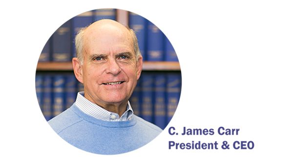 Headshot of C. James Carr, President & CEO of Produce Blue Book.