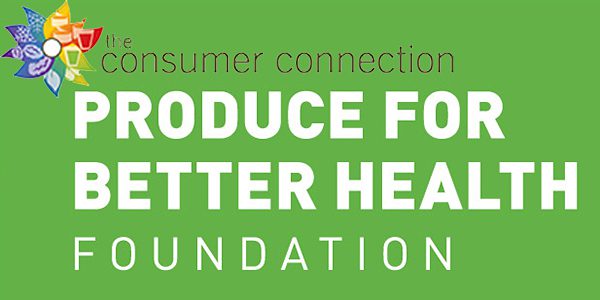 Banner for The Consumer Connection Produce for better health foundation.