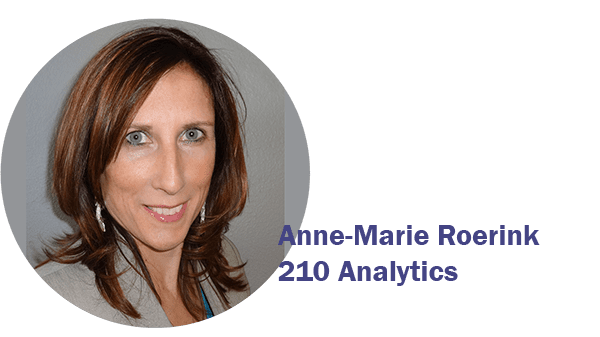 Headshot of Anne-Marie Roerink, 210 Analytics.