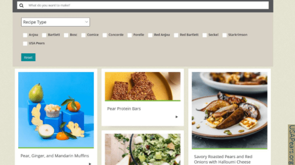 pear website recipe