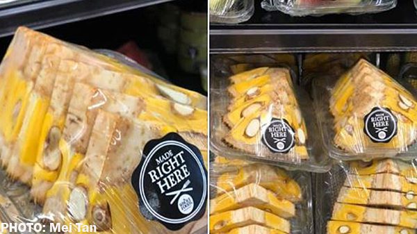 Sliced jack fruit produce in packaging at whole foods.