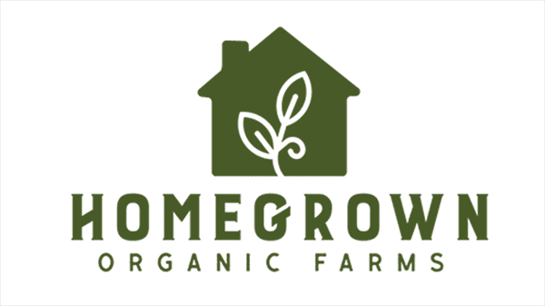 Homegrown Organic Farms logo.