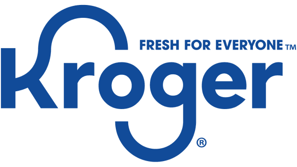 Kroger logo with Fresh for Everyone slogan.