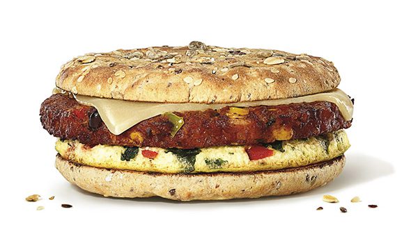 dunkin southwest veggie power breakfast sandwich