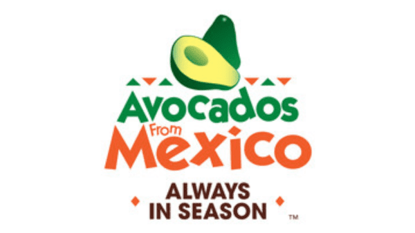 Avocados from Mexico logo with always in season slogan.