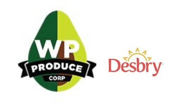 WP Produce Corp logo and Desbry logo.