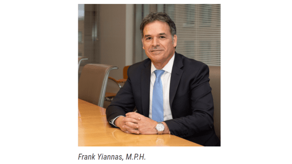 Headshot for Frank Yiannas, Deputy Commissioner for the FDA's Food Policy and Response.