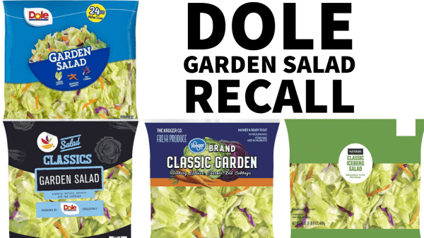dole garden salad recall