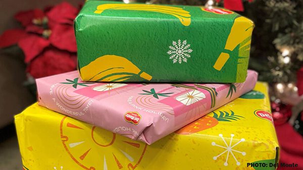 del monte scented wrapping paper