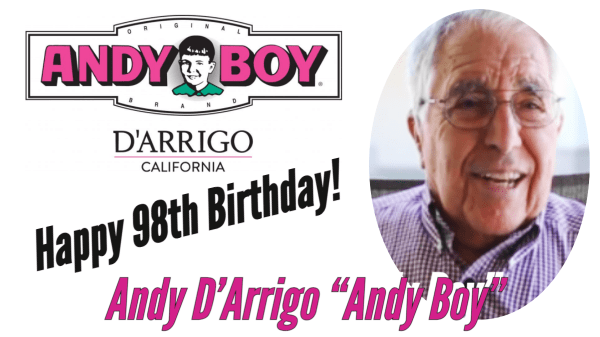 D’Arrigo – Happy 98 Birthday Final Banner