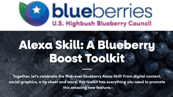 US Highbush Blueberry Council- Alexa Final Banner