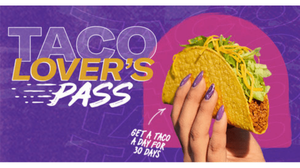 taco bell lover’s pass
