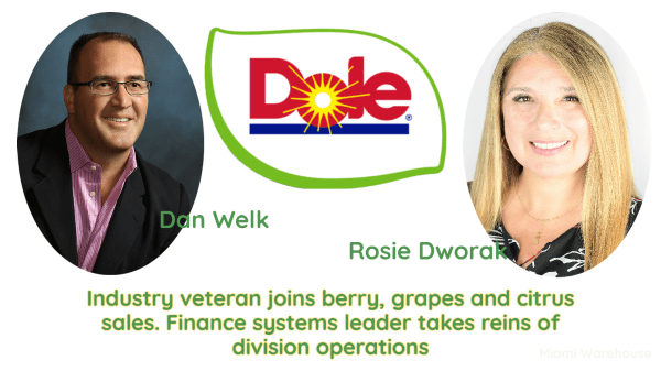 Dole - New execs join sales & ops teams