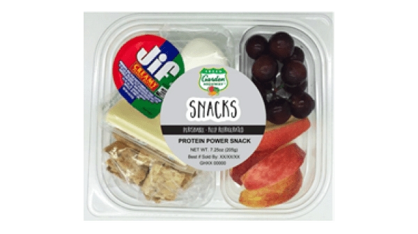F&S Fresh Foods Garden Highway Snacks Brand Protein Power Snack containing Jif peanut butter