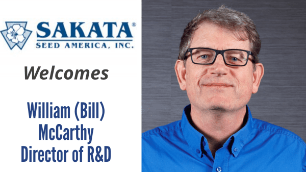 Sakata Seed Company - William (Bill) McCarthy new Director- R&D