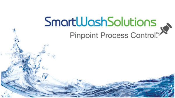 Smartwash Solutions logo with Pinpoint Process Control slogan.