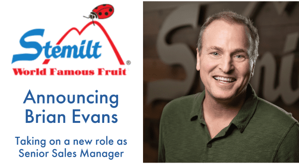 Brian Evans- Stemilt's New Senior Sales Manager