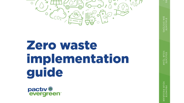 pactiv evergreen zero waste guide