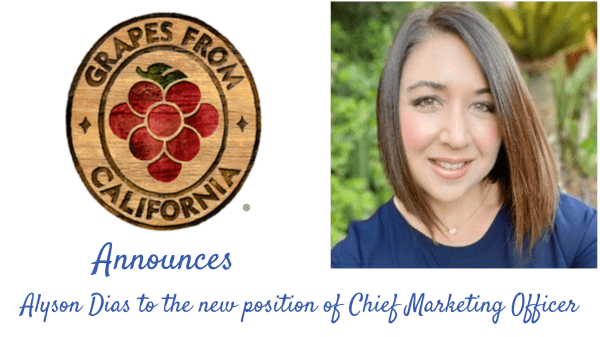 California Table Grape Commission Expands Global Marketing Focus with Announcement of Chief Marketing Officer