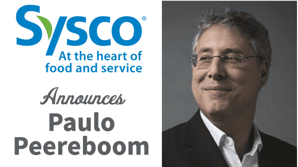 Sysco Announces new EVP-President Paulo Peereboom