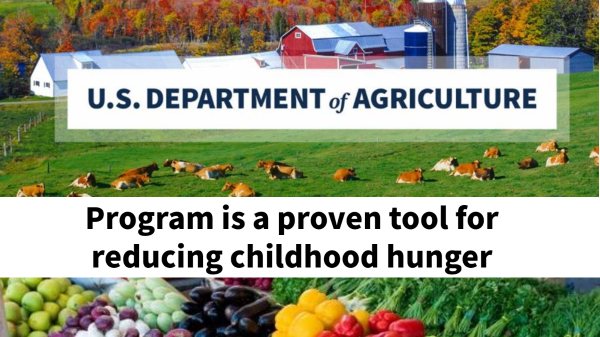 USDA Partners to Issue Child Food Benefits