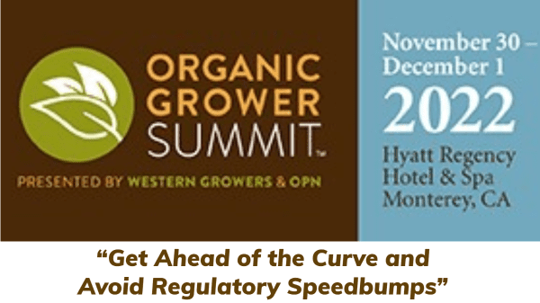 Organic Grower Summit Educational Sessions