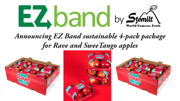 STEMILT LAUNCHES NEW SUSTAINABLE EZ BAND PACKAGE