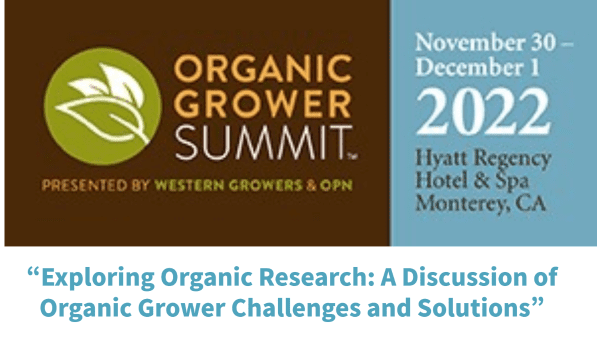 Exploring Organic Research Ed Intensive at OGS 2022 Announced