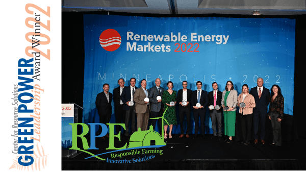 RPE recognized for outstanding achievement in promoting renewable energy