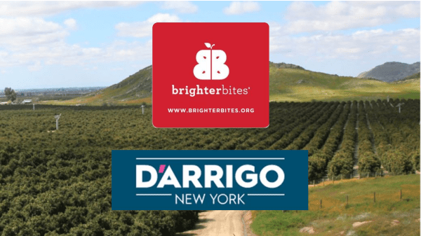 Brighter Bites Partners with Fresh Produce Supplier, D'Arrigo New York
