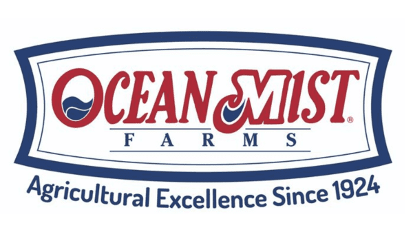 Ocean Mist Farms logo with Agricultural Excellence since 1924 slogan.