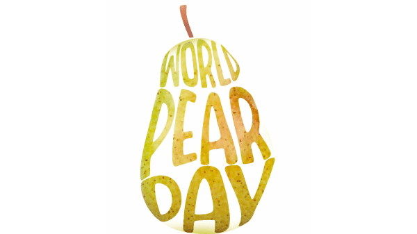 world pear day logo