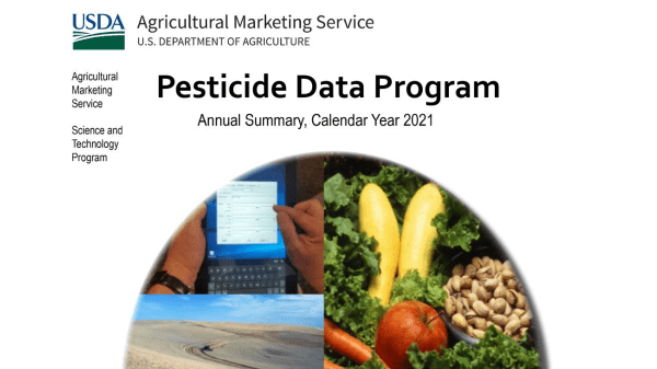 usda pesticide data program 2021