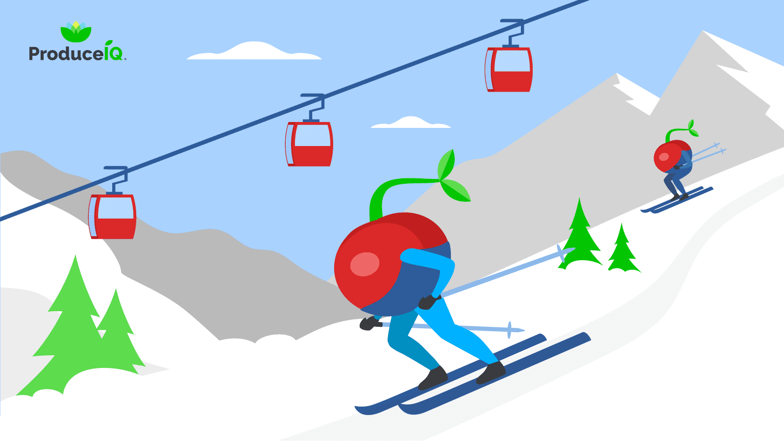Skiing-Cherries