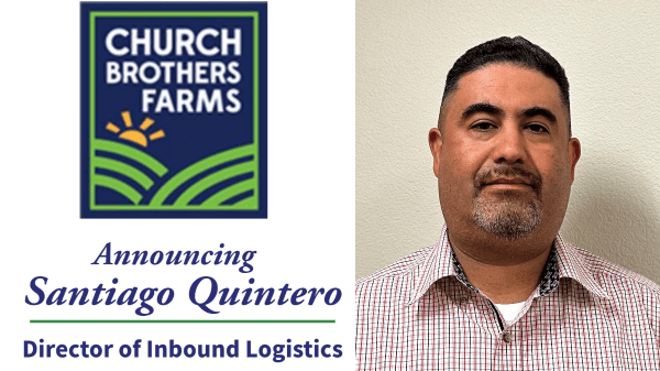 Church Brothers promotes for Director of Inbound Logistics