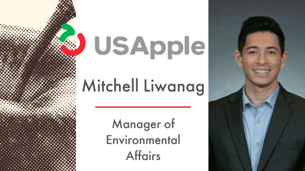 USApple Promotes Mitchell Liwanag to Manager of Environmental Affairs