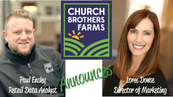 Church Brothers Farms Hires New Director of Marketing and Retail Data Analyst