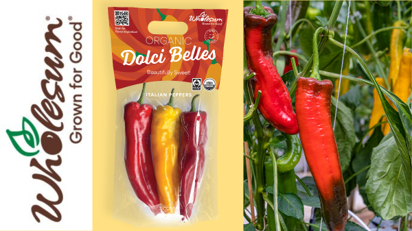Wholesum revitalizes organic pepper category with Italian sweet peppers