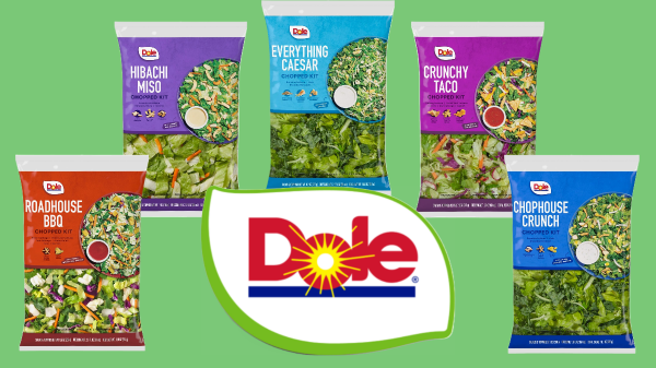 Dole introduces new salad kit package design with 5 varieties