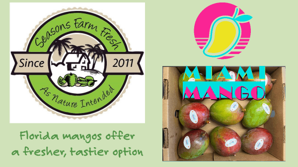 Retailers benefit from summertime Florida mangos at Seasons Farm Fresh