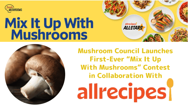 Mushroom Council partners with world's largest food media brand