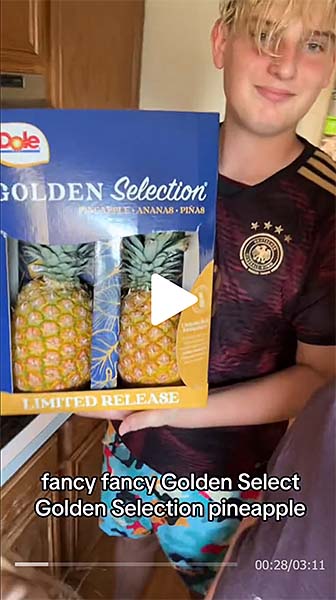 Produce with Pamela Dole Golden Selectin pineapple