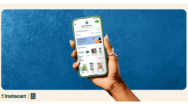 Aldi launches 30-minute dlivery with new Instacart-powered virtual convenience store