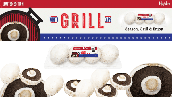 Highline Mushrooms Introduces limited edition white grill caps for summer grilling