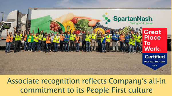 SpartanNash receives prestigious Great Place to Work certification