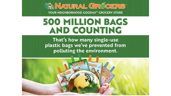 natural grocers 500 million bags