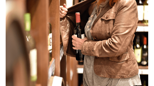 retail theft wine