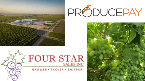 ProducePay and Four Star Fruit partner on produce supply chain program